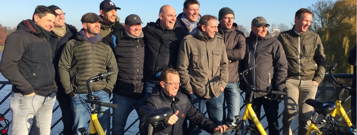 Geführte Radtour mit einer Gruppe aus Holland